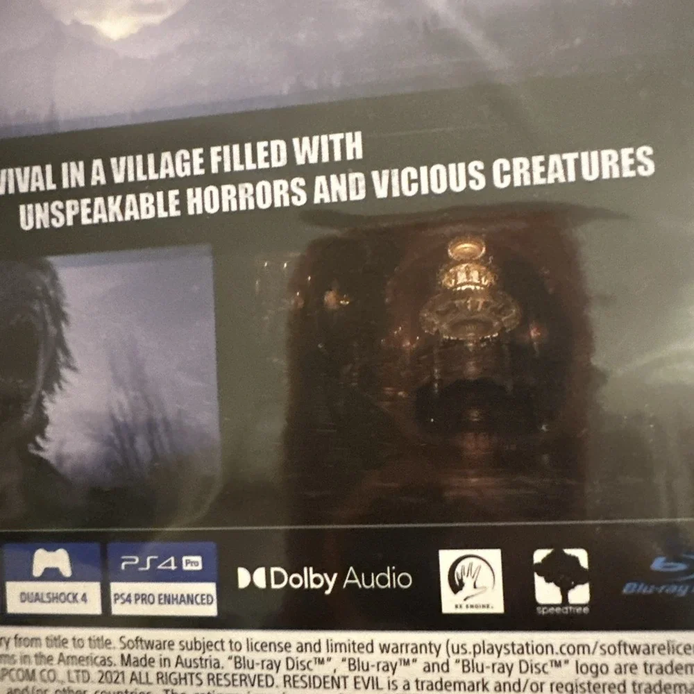 Resident Evil Village Sony PlayStation 4 PS4 Capcom 2021 New 0013388560776